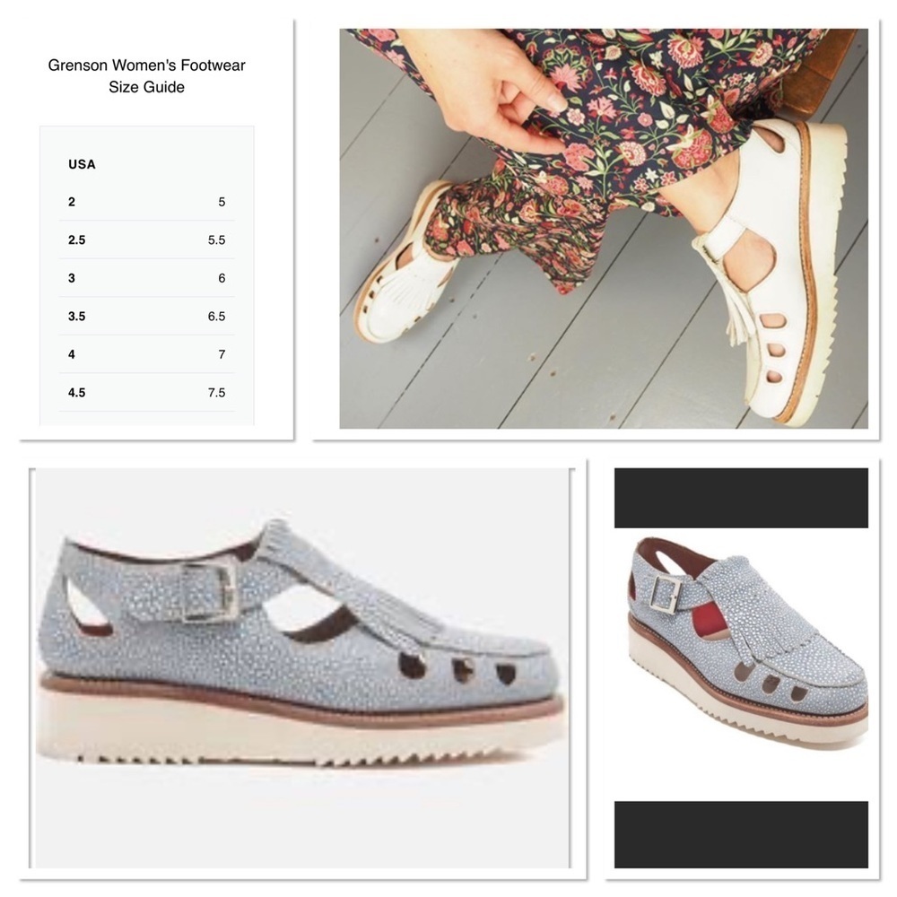 Grenson Ethel Kiltie Wedge Sole